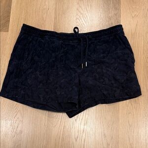 Athleta Camo Dark Blue and Black Farallon Athletic Shorts
